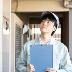 ビルの清掃写真